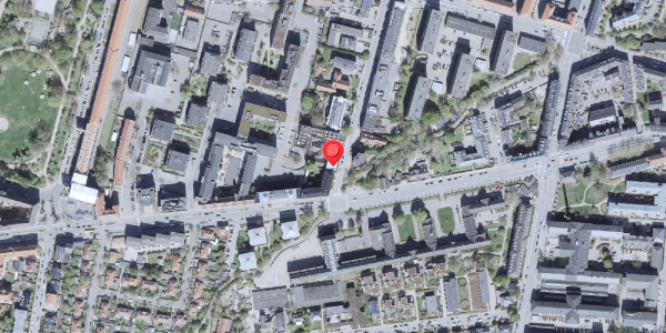 Oversvømmelsesrisiko fra vandløb på Lindevangs Alle 3, . , 2000 Frederiksberg
