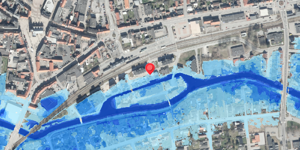 Oversvømmelsesrisiko fra vandløb på Åstræde 9, . , 8500 Grenaa