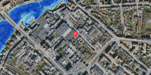 Oversvømmelsesrisiko fra vandløb på Langegade 13, 5000 Odense C