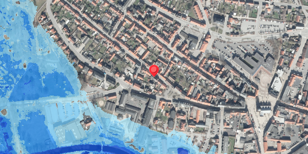 Oversvømmelsesrisiko fra vandløb på Storegade 37, 8500 Grenaa