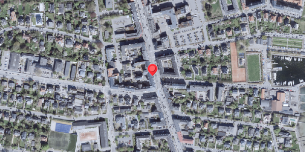 Oversvømmelsesrisiko fra vandløb på Strandvejen 161, 2900 Hellerup