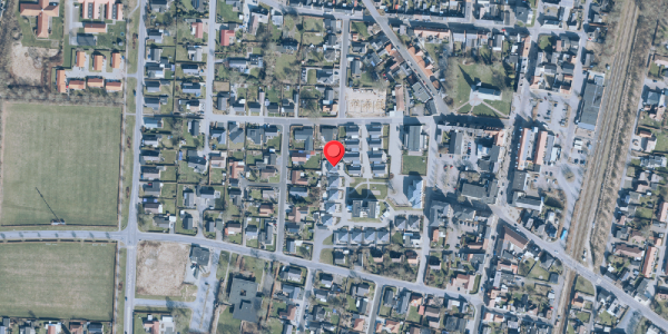 Oversvømmelsesrisiko fra vandløb på Byhaven 21, 7480 Vildbjerg