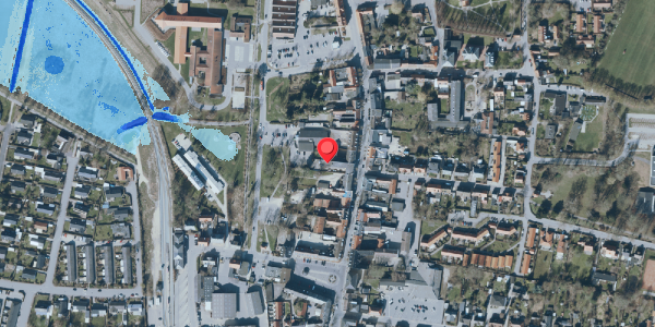 Oversvømmelsesrisiko fra vandløb på Algade 19A, 4660 Store Heddinge