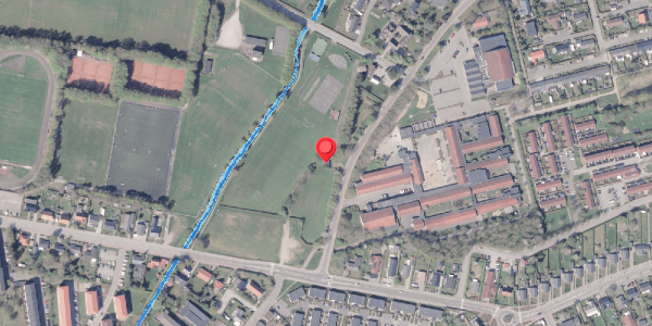 Oversvømmelsesrisiko fra vandløb på Nølevvej 5, . , 8300 Odder