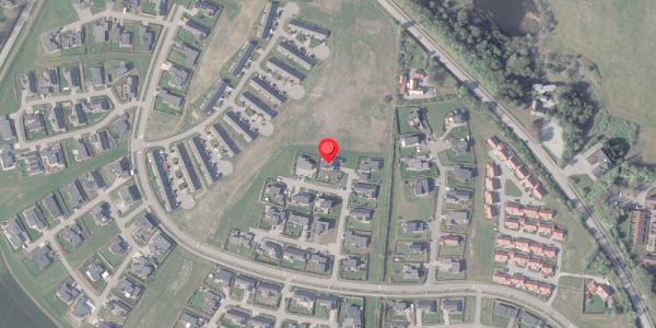 Oversvømmelsesrisiko fra vandløb på Harebakken 23, 8382 Hinnerup