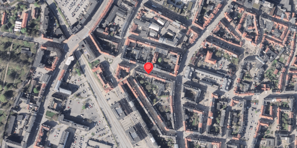 Oversvømmelsesrisiko fra vandløb på Danmarksgade 10, 9000 Aalborg
