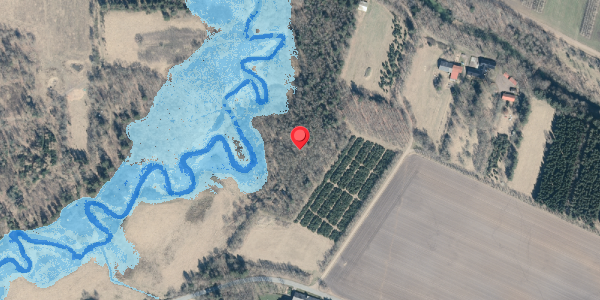 Oversvømmelsesrisiko fra vandløb på Karupvej 9, . , 7540 Haderup