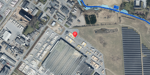 Oversvømmelsesrisiko fra vandløb på Fabriksvej 8, 6580 Vamdrup