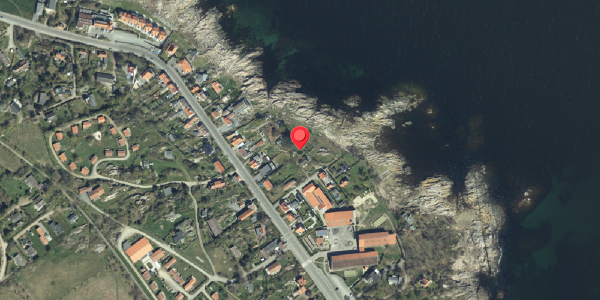 Oversvømmelsesrisiko fra vandløb på Strandvejen 24, 3770 Allinge