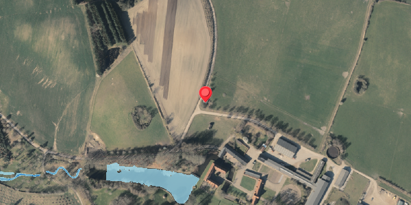 Oversvømmelsesrisiko fra vandløb på Steensgaard 7X, 5642 Millinge