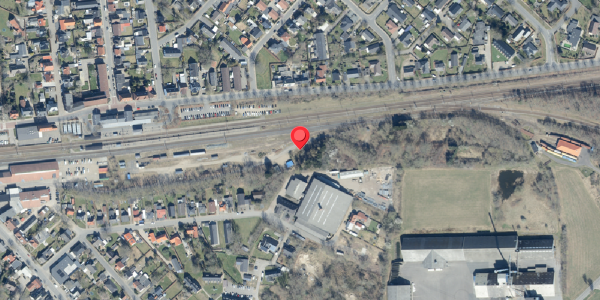 Oversvømmelsesrisiko fra vandløb på Ribevej 1B, 6740 Bramming