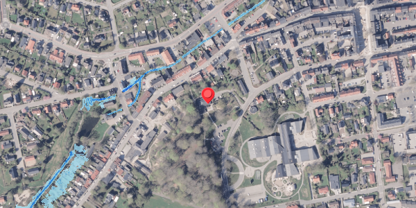 Oversvømmelsesrisiko fra vandløb på Holsteinsgade 50, 8300 Odder