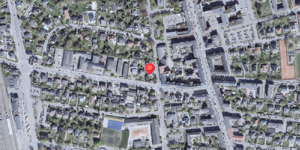 Oversvømmelsesrisiko fra vandløb på Hellerupvej 14, 2900 Hellerup