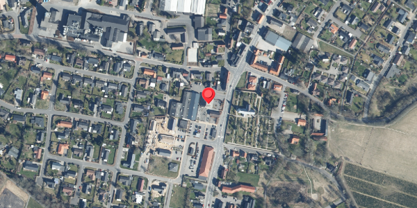 Oversvømmelsesrisiko fra vandløb på Them-Centret 4, 8653 Them
