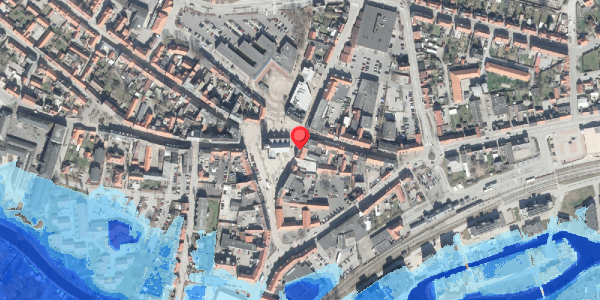 Oversvømmelsesrisiko fra vandløb på Torvet 9, 8500 Grenaa