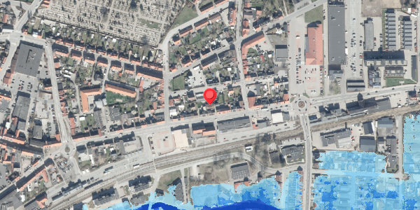 Oversvømmelsesrisiko fra vandløb på Nygade 6, 8500 Grenaa