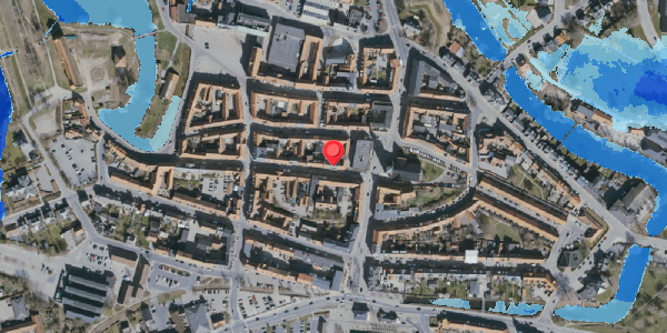 Oversvømmelsesrisiko fra vandløb på Kongegade 31, . , 5800 Nyborg