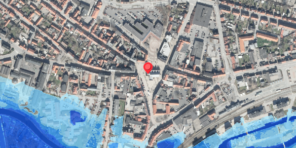 Oversvømmelsesrisiko fra vandløb på Torvet 12, 8500 Grenaa