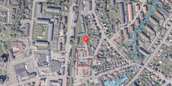 Oversvømmelsesrisiko fra vandløb på Aaholmsgade 3E, 8300 Odder
