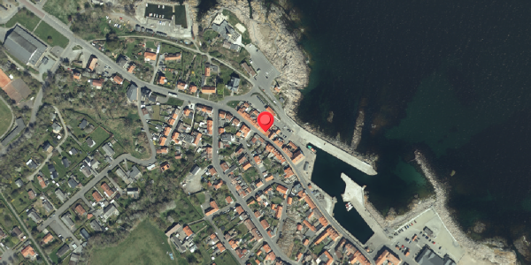 Oversvømmelsesrisiko fra vandløb på Havnegade 12, 3770 Allinge