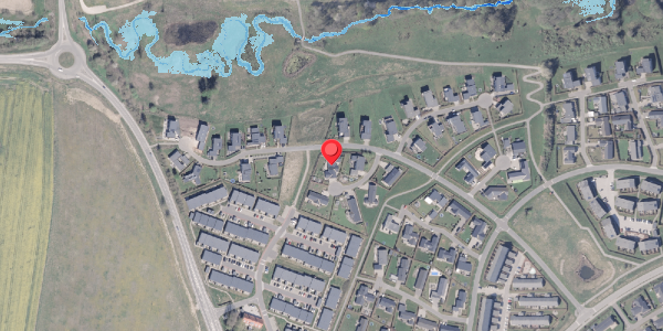Oversvømmelsesrisiko fra vandløb på Overskov 9, 8300 Odder