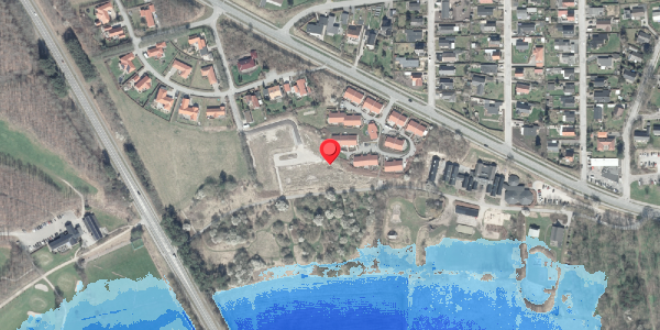 Oversvømmelsesrisiko fra vandløb på Udsigten 7B, 8500 Grenaa