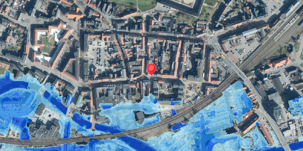 Oversvømmelsesrisiko fra vandløb på Klostergade 3, 6000 Kolding