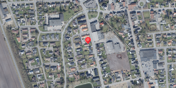 Oversvømmelsesrisiko fra vandløb på Nyboder 10B, 6520 Toftlund