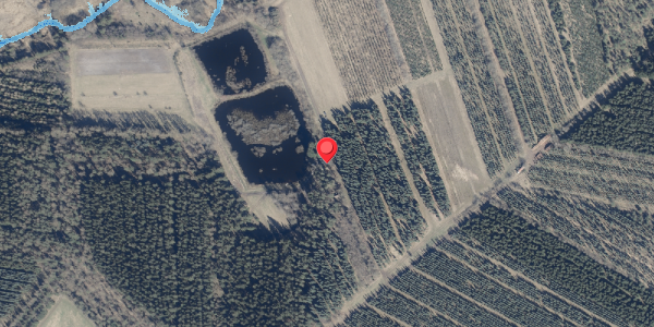 Oversvømmelsesrisiko fra vandløb på Aarestrupvej 146, 7470 Karup J