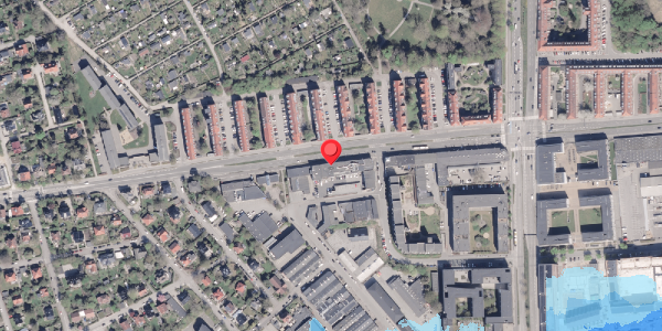 Oversvømmelsesrisiko fra vandløb på Silkeborgvej 47, 8000 Aarhus C