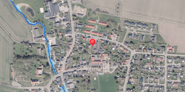 Oversvømmelsesrisiko fra vandløb på Otto Møllersgade 6C, 8300 Odder