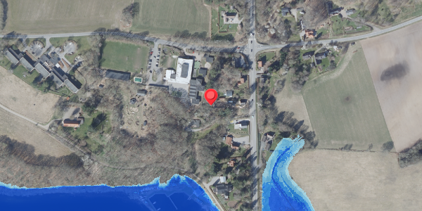 Oversvømmelsesrisiko fra vandløb på Randersvej 101, 8680 Ry