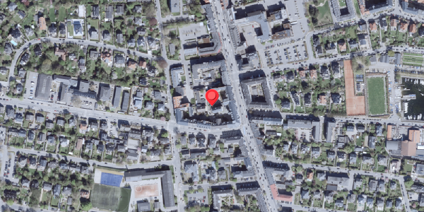 Oversvømmelsesrisiko fra vandløb på Hellerupvej 4A, 2900 Hellerup
