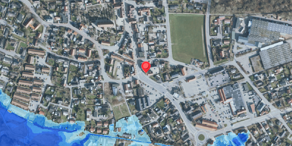Oversvømmelsesrisiko fra vandløb på Kongensgade 2, 3550 Slangerup