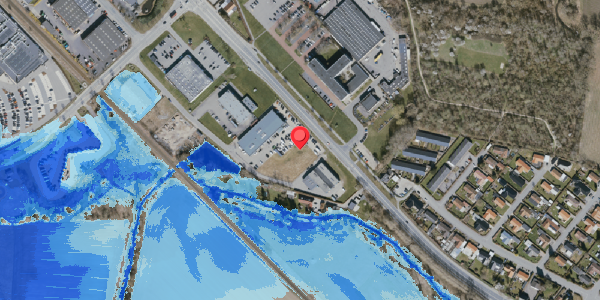 Oversvømmelsesrisiko fra vandløb på Energivej 4B, 5260 Odense S