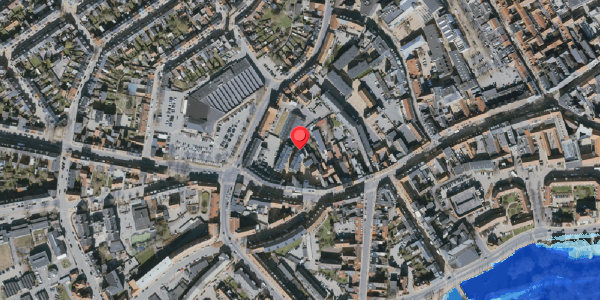 Oversvømmelsesrisiko fra vandløb på Vindegade 144B, 5000 Odense C