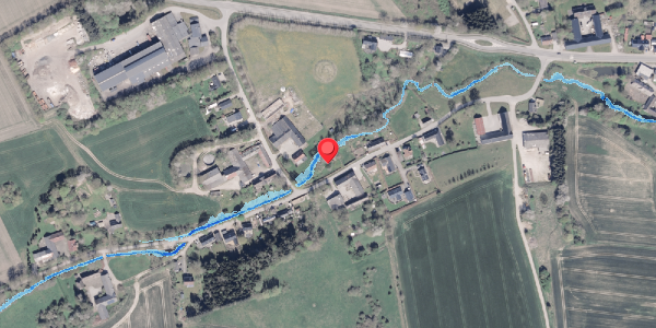 Oversvømmelsesrisiko fra vandløb på Fillerupvej 26, 8300 Odder