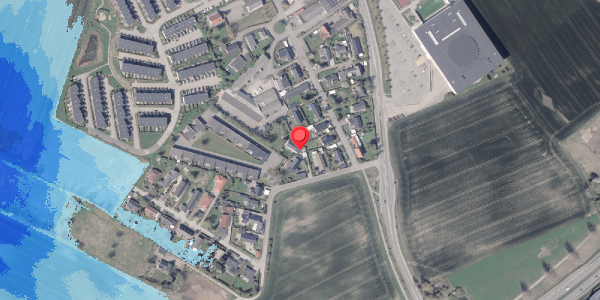 Oversvømmelsesrisiko fra vandløb på Kringelvej 8A, . , 8250 Egå