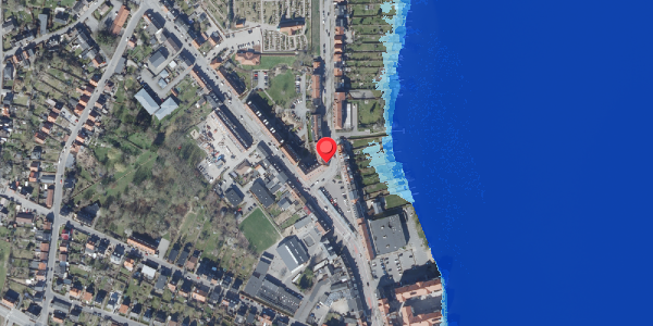 Oversvømmelsesrisiko fra vandløb på Mindet 5, 8660 Skanderborg