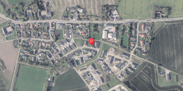 Oversvømmelsesrisiko fra vandløb på Smedeager 5, 8382 Hinnerup