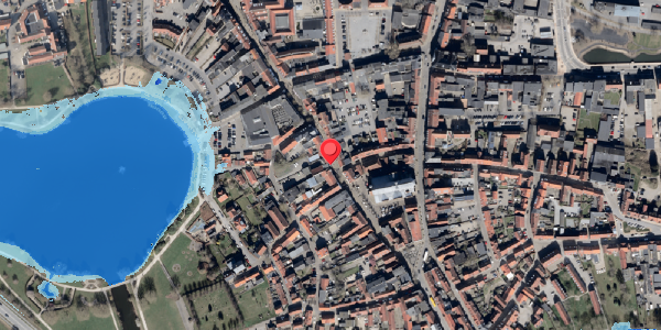 Oversvømmelsesrisiko fra vandløb på Bispegade 5, 6100 Haderslev
