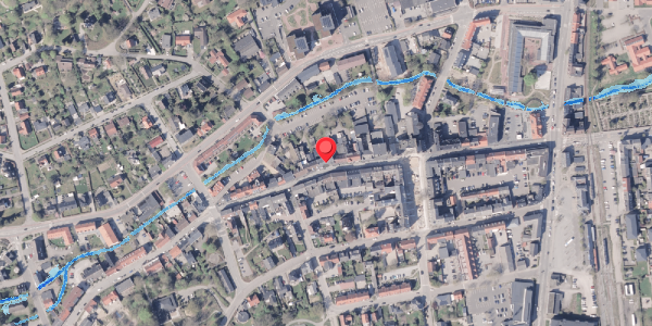 Oversvømmelsesrisiko fra vandløb på Rosensgade 30, 8300 Odder