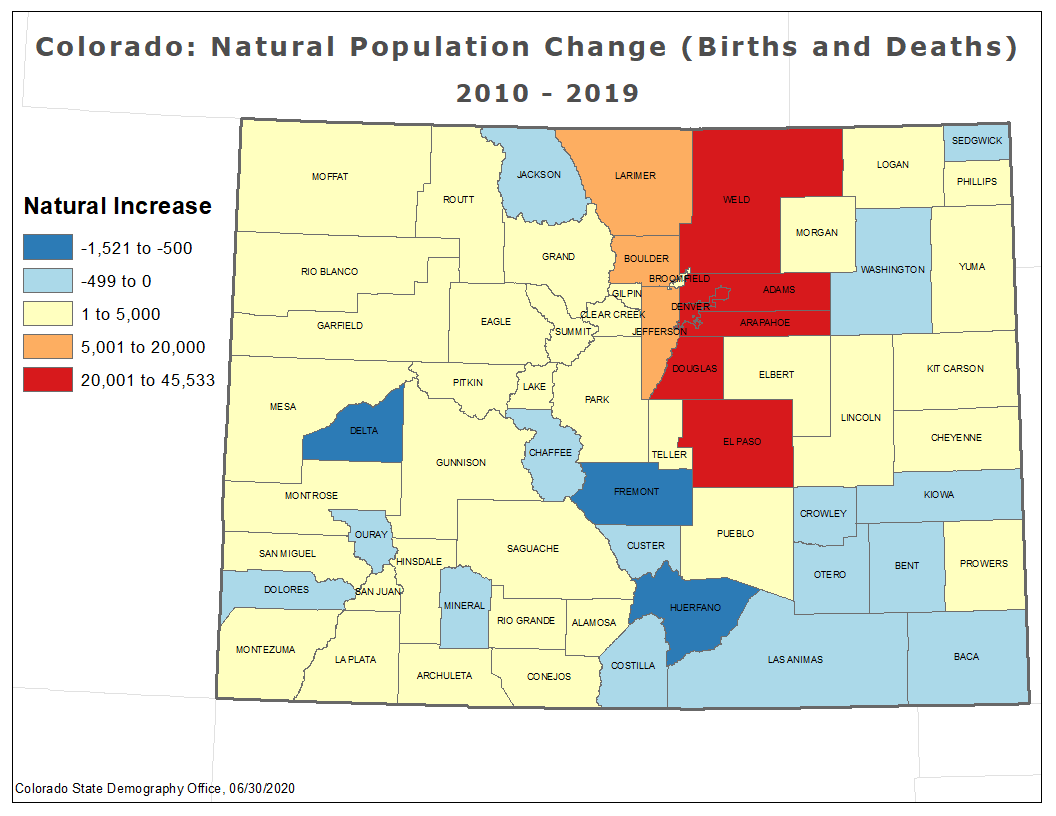 colorado population map