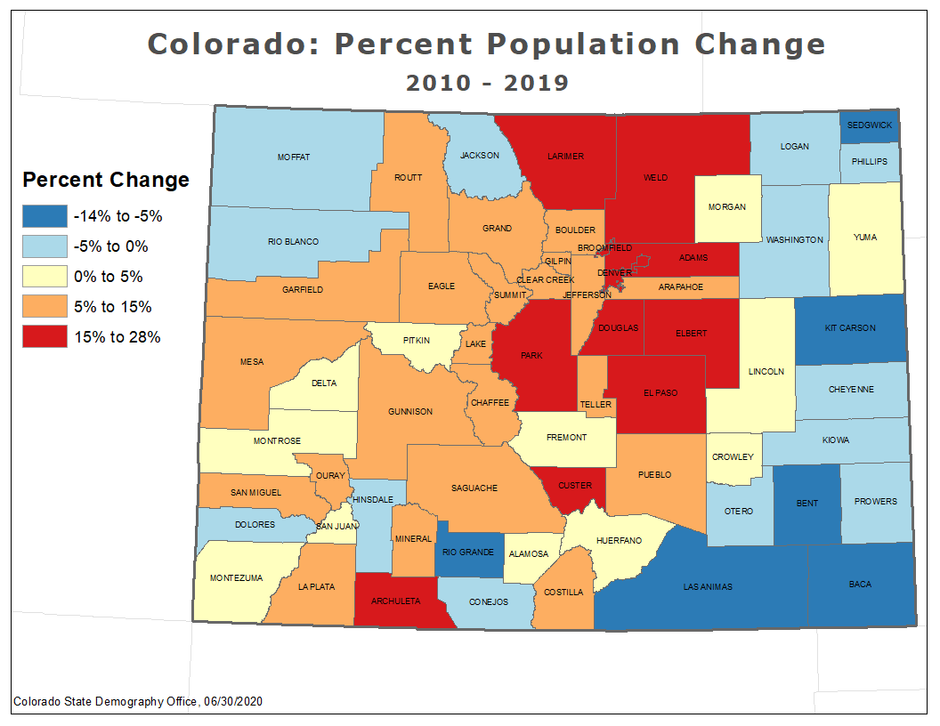 thematic map population