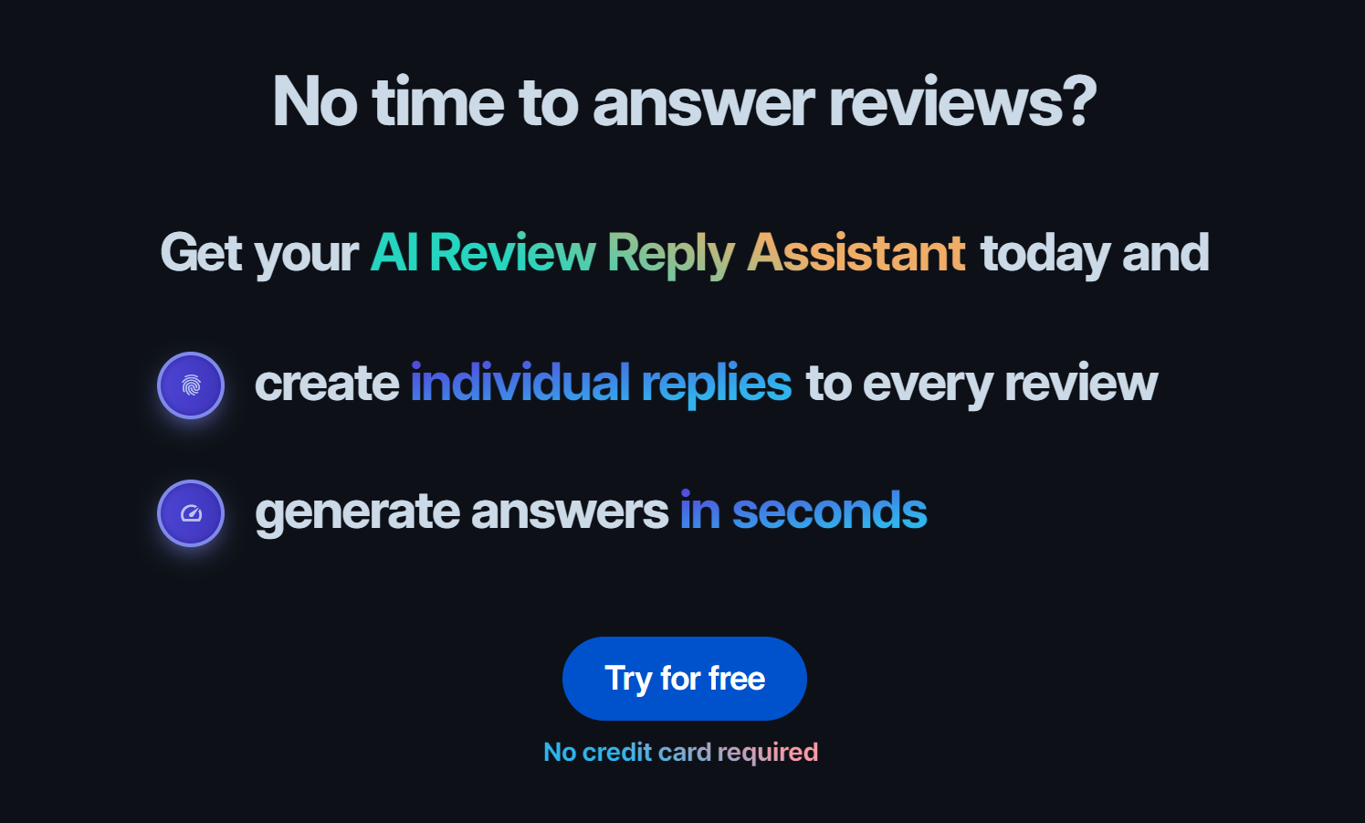 Respond to reviews with your AI Review Reply Assistant