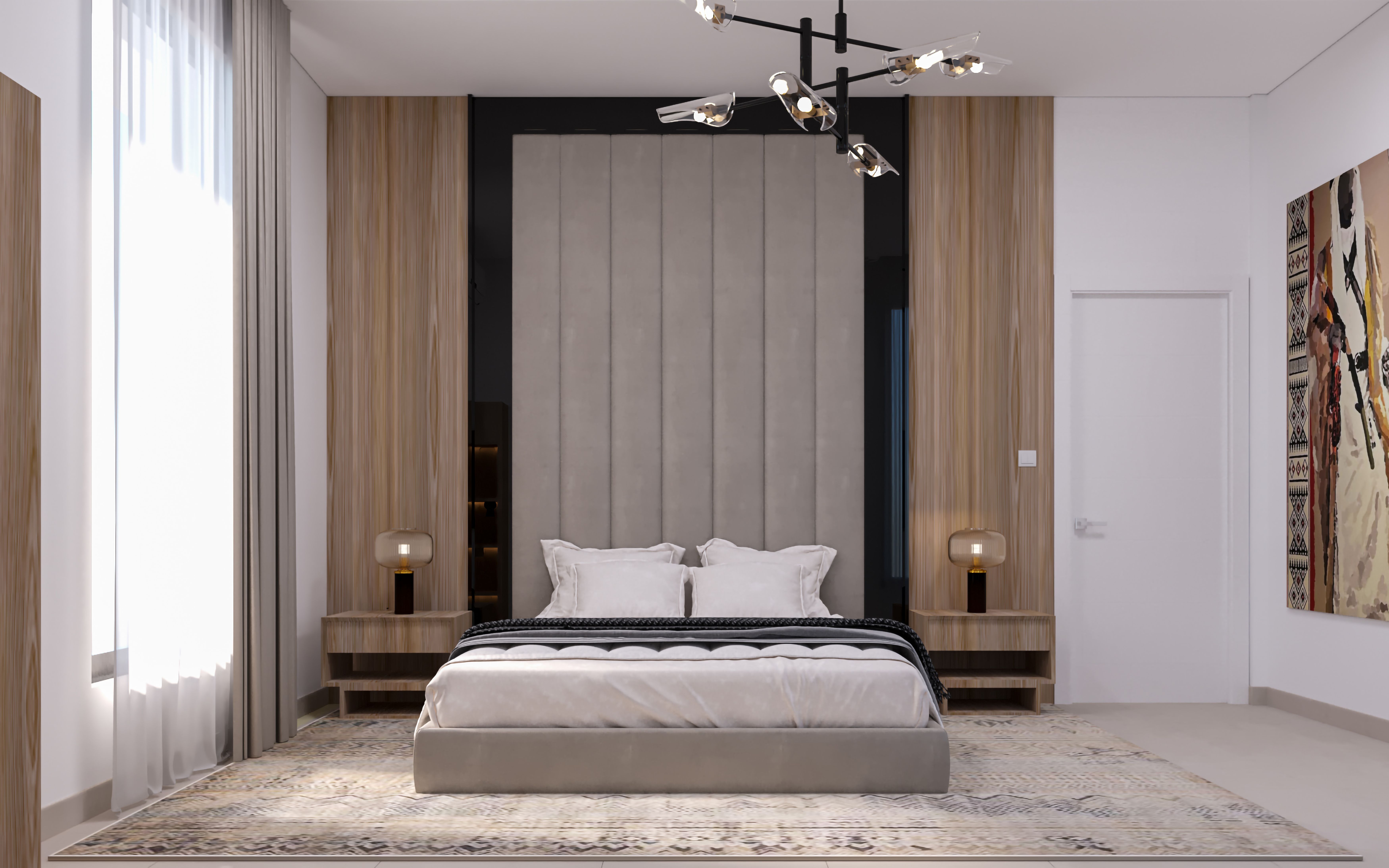 Central Region Villa Type 02 Bedroom 1 غرفة نوم