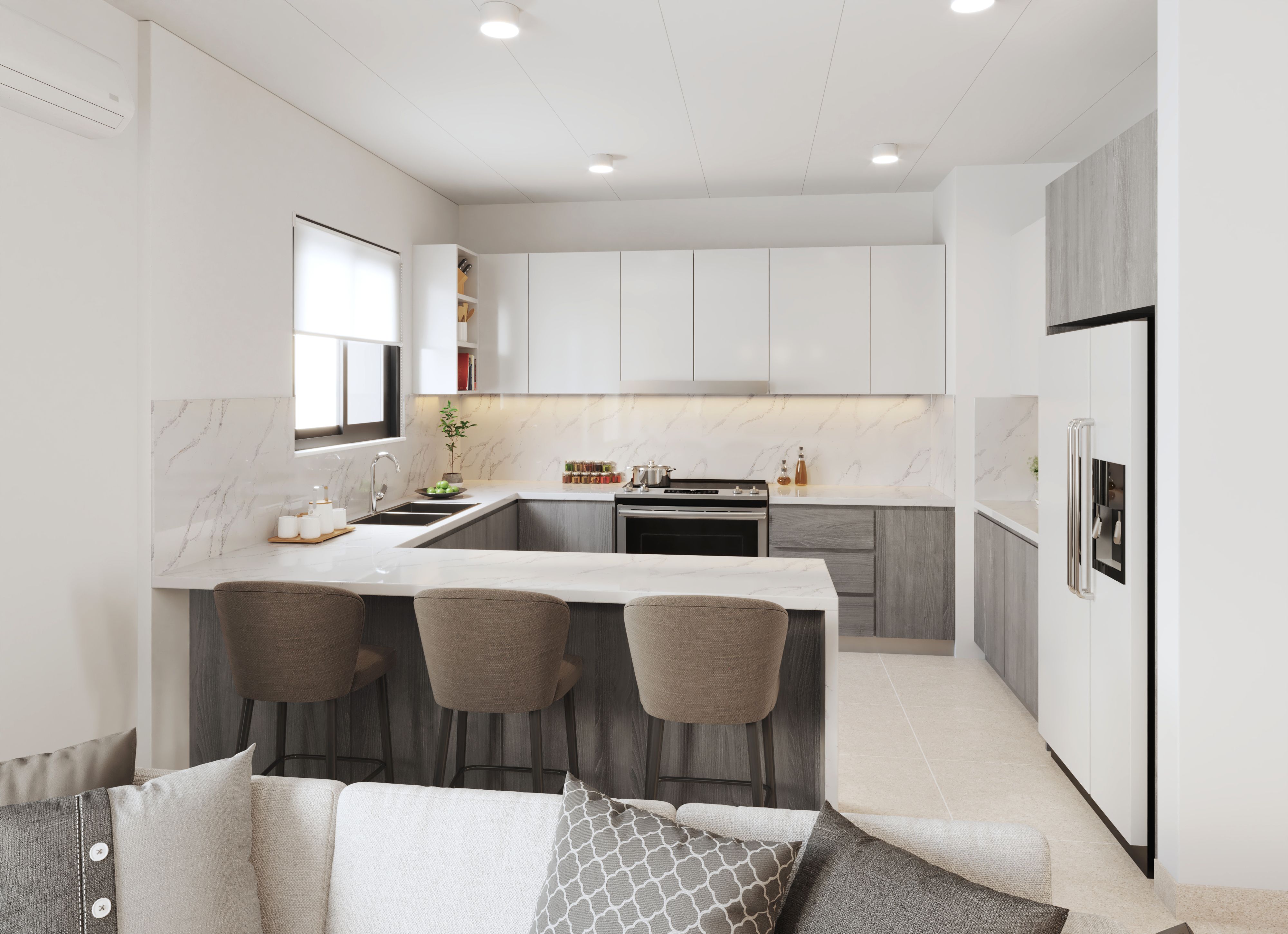 Central Region Townhouse Type 03 Kitchen مطبخ