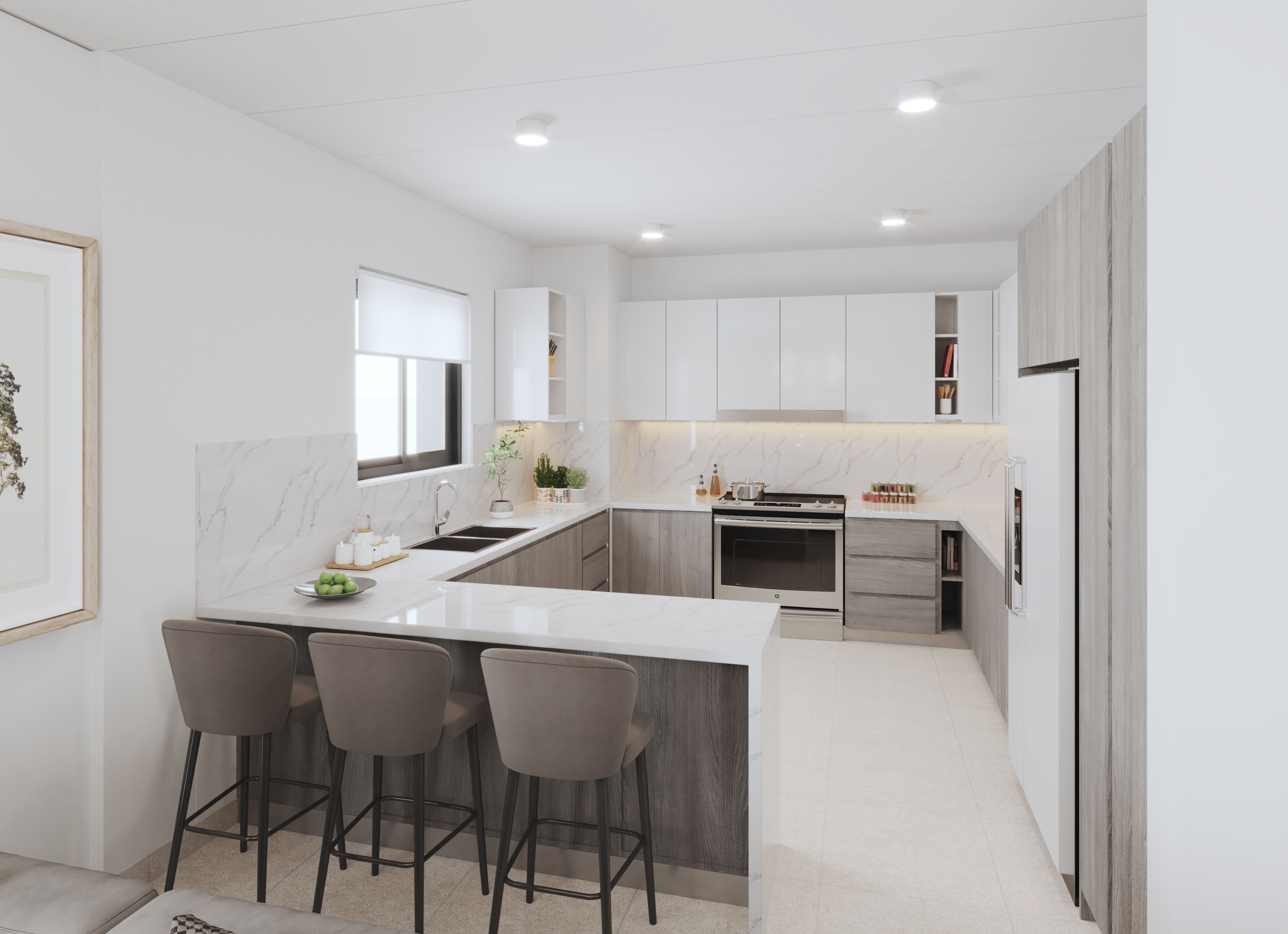 Central Region Villa Type 04 Kitchen مطبخ