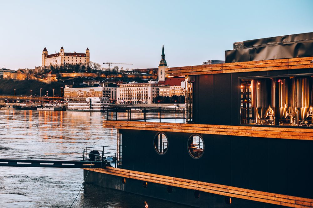 A view of Bratislava.