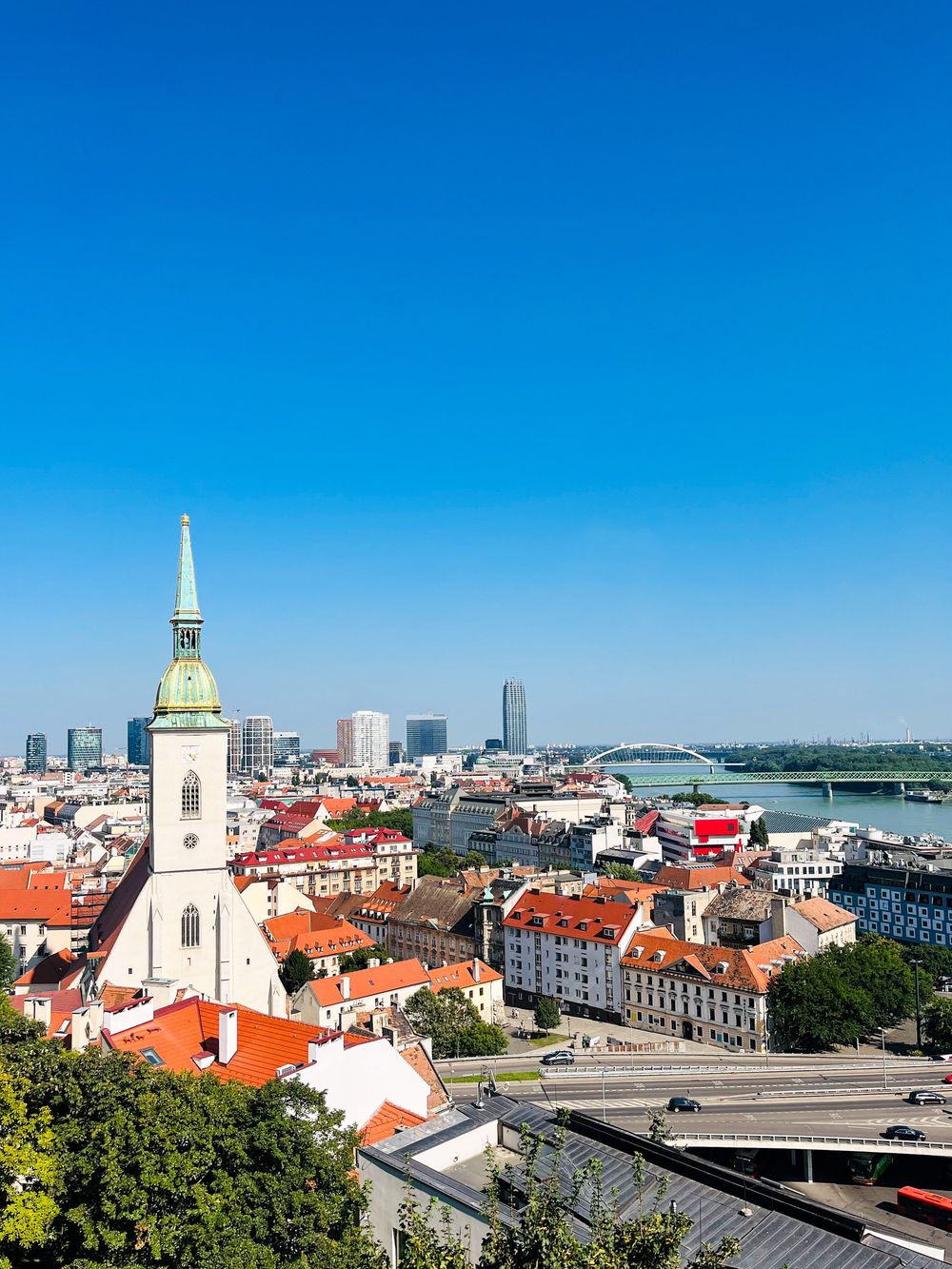 A view of Bratislava